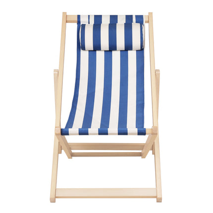 Outdoor Furniture Sun Lounge Beach Chairs Deck Chair Folding Wooden Patio