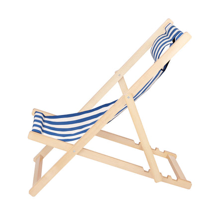 Outdoor Furniture Sun Lounge Beach Chairs Deck Chair Folding Wooden Patio