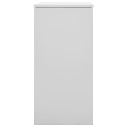 vidaXL Locker Cabinet Light Grey and Blue 90x45x92.5 cm Steel