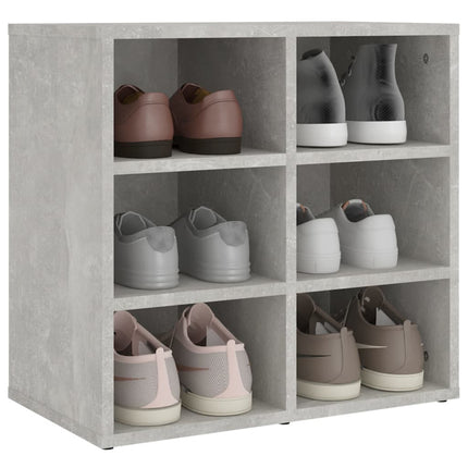 Shoe Cabinet Concrete Grey 52.5x30x50 cm