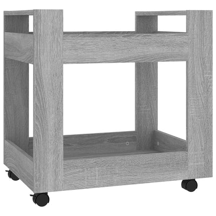 Desk Trolley Grey Sonoma 60x45x60 cm Engineered Wood