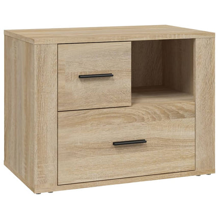 Bedside Cabinet Sonoma Oak 60x36x45 cm Engineered Wood