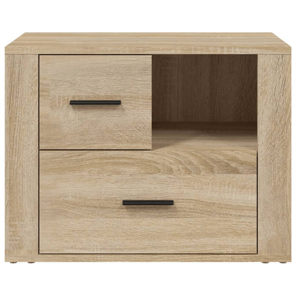 Bedside Cabinet Sonoma Oak 60x36x45 cm Engineered Wood