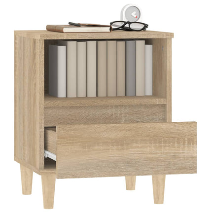 Bedside Cabinet Sonoma Oak 40x35x50 cm