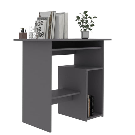 Desk Grey 80x45x74 cm Engineered Wood