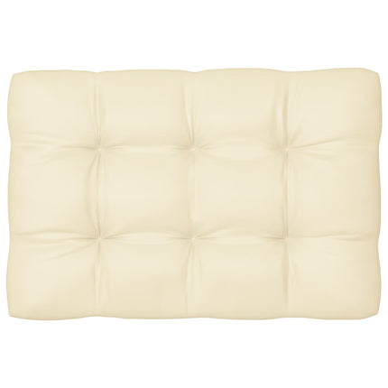 vidaXL Pallet Sofa Cushion Cream 120x80x10 cm