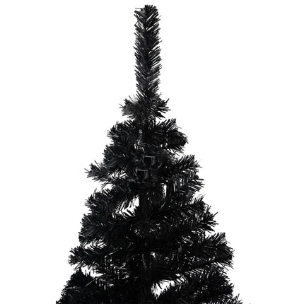 Artificial Christmas Tree with Stand Black 120 cm PVC
