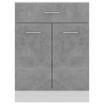 vidaXL Drawer Bottom Cabinet Concrete Grey 60x46x81.5 cm Chipboard