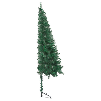 vidaXL Corner Artificial Christmas Tree Green 180 cm PVC
