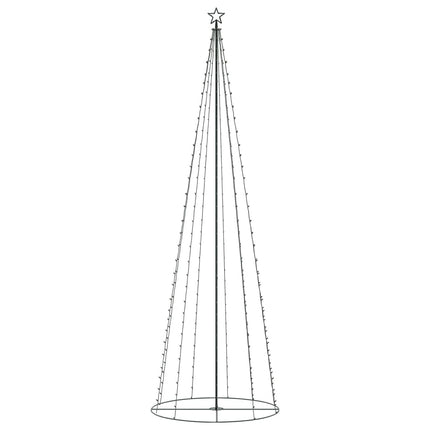 Christmas Cone Tree 330 Warm White LEDs Decoration 100x300 cm
