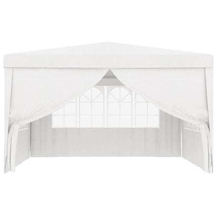 Professional Party Tent with Side Walls 4x4 m White 90 g/m²