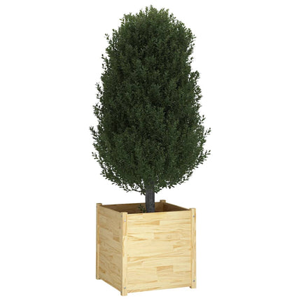 vidaXL Garden Planter 60x60x60 cm Solid Pinewood