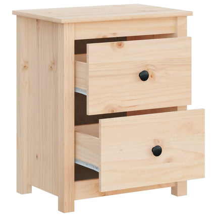 vidaXL Bedside Cabinet 50x35x61.5 cm Solid Wood Pine