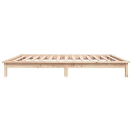 Bed Frame 92x187 cm Solid Wood Pine Single Bed Size