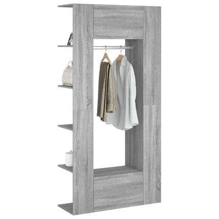 vidaXL Hallway Cabinets 2 pcs Grey Sonoma Engineered Wood