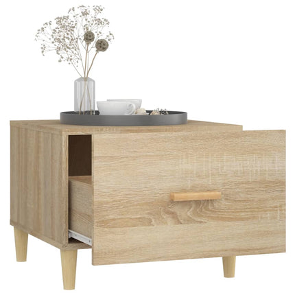 vidaXL Coffee Tables 2 pcs Sonoma Oak 50x50x40 cm Engineered Wood