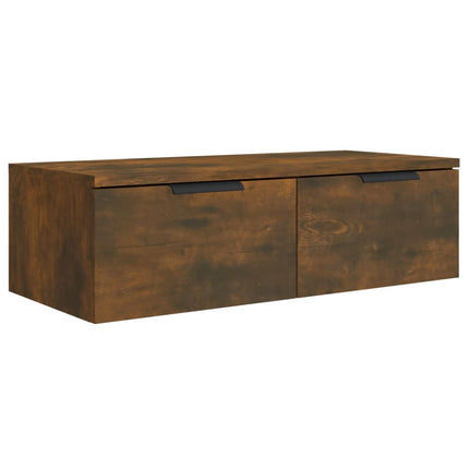 vidaXL Wall Cabinet Smoked Oak 68x30x20 cm Engineered Wood