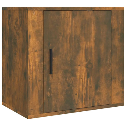 Wall-mounted Bedside Cabinets 2 pcs Smoked Oak 50x30x47 cm