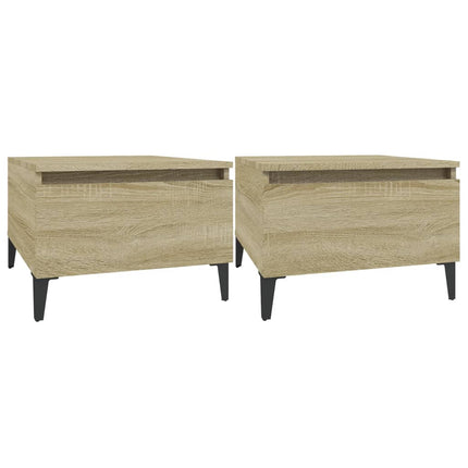Side Tables 2 pcs Sonoma Oak 50x46x35 cm Engineered Wood