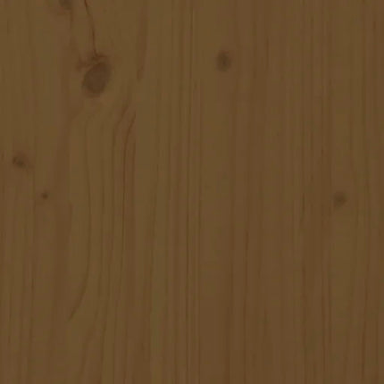 vidaXL Bed Frame Honey Brown 92x187 cm Single Bed Size Solid Wood Pine
