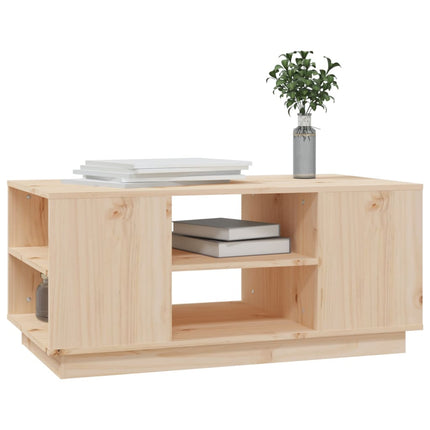 vidaXL Coffee Table 90x49x40.5 cm Solid Wood Pine