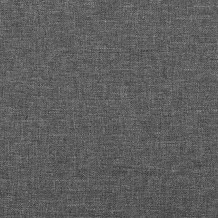 Headboard Dark Grey 100x7x78/88 cm Fabric