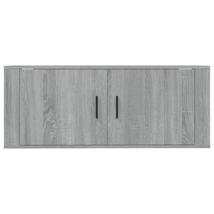 Wall Mounted TV Cabinet Grey Sonoma 100x34.5x40 cm