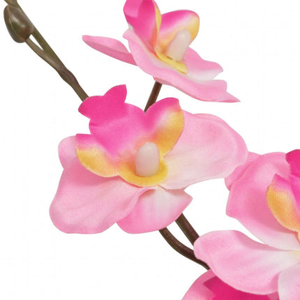 vidaXL Artificial Orchid Plant with Pot 30 cm Pink