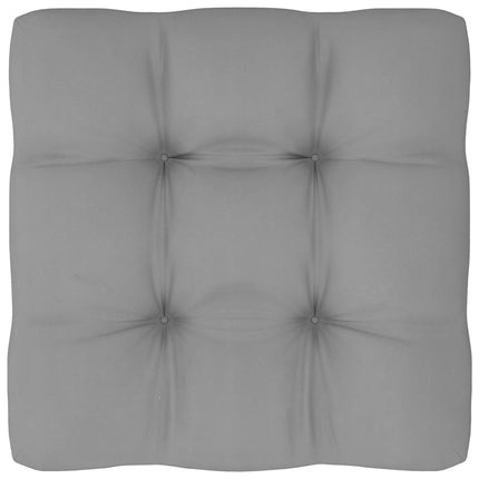 vidaXL Pallet Sofa Cushion Grey 50x50x10 cm