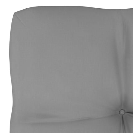 vidaXL Pallet Sofa Cushion Grey 50x50x10 cm