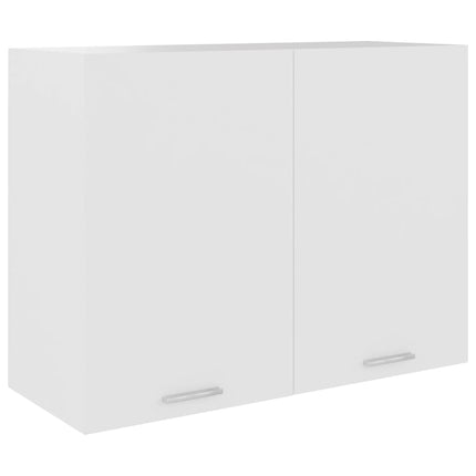 vidaXL Hanging Cabinet White 80x31x60 cm Chipboard
