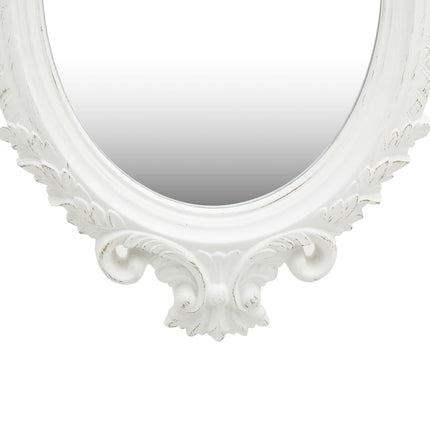 vidaXL Wall Mirror Castle Style 56x76 cm White