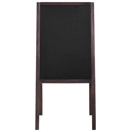 vidaXL Double-sided Blackboard Cedar Wood Free Standing 40x60 cm