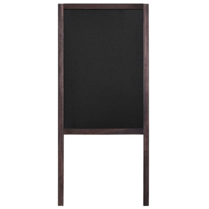 vidaXL Double-sided Blackboard Cedar Wood Free Standing 40x60 cm