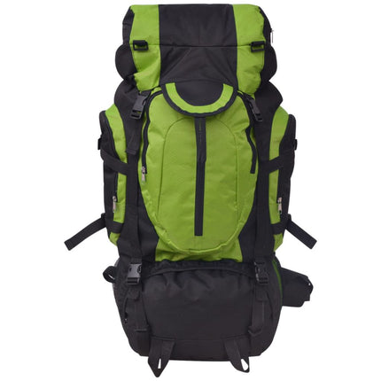 Hiking Backpack XXL 75 L Black and Green