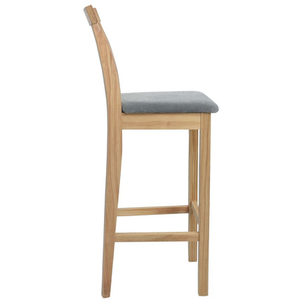 vidaXL Bar Chairs 2 pcs Wood
