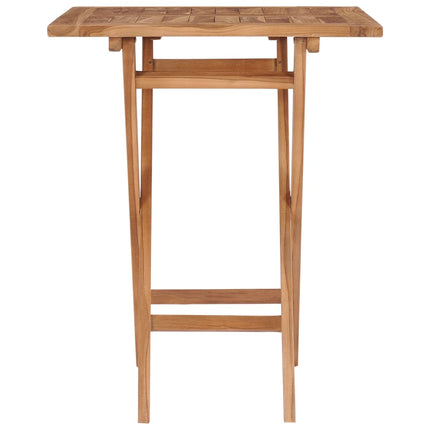Folding Garden Table 60x60x75 cm Solid Teak Wood