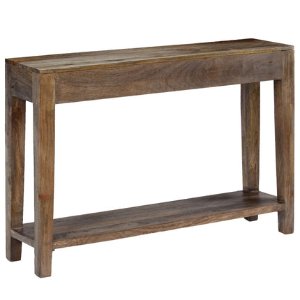 vidaXL Console Table Solid Mango Wood 118x30x80 cm