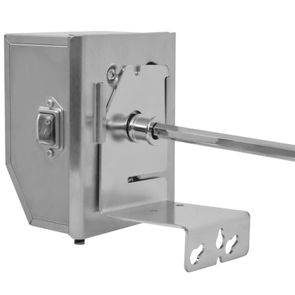 BBQ Rotisserie Spit with Professional Motor Steel 900 mm