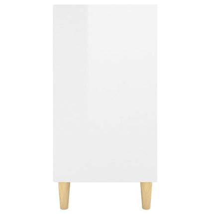 vidaXL Sideboard High Gloss White 103.5x35x70 cm Chipboard