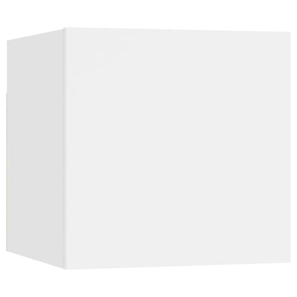vidaXL 7 Piece TV Cabinet Set White Chipboard