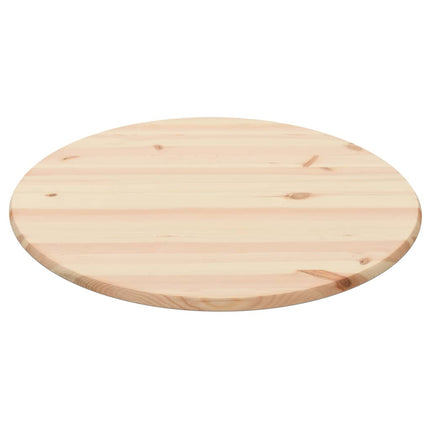 vidaXL Table Top Natural Pinewood Round 25 mm 90 cm