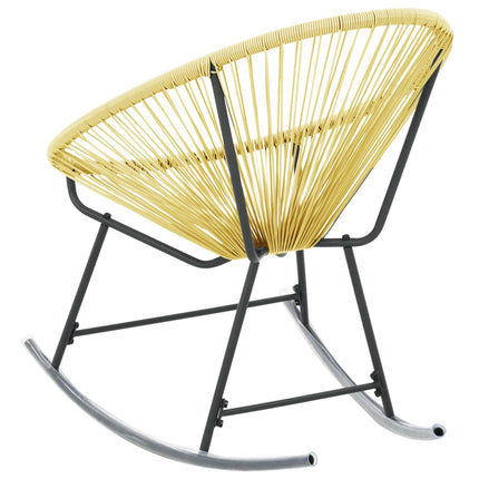 Outdoor Acapulco Chair Poly Rattan Beige
