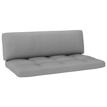 vidaXL Pallet Sofa Cushions 2 pcs Grey