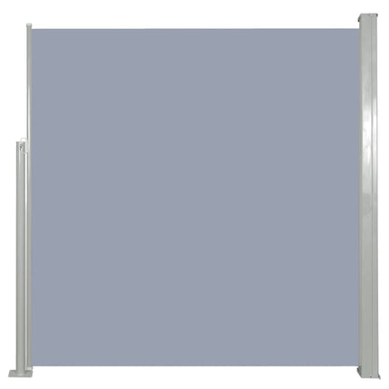 vidaXL Retractable Side Awning 140 x 300 cm Grey