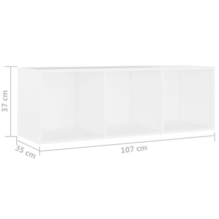 vidaXL TV Cabinets 4 pcs White 107x35x37 cm Chipboard