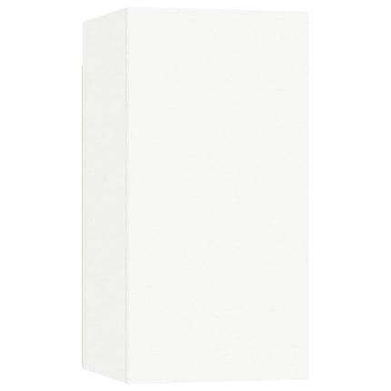 vidaXL 4 Piece TV Cabinet Set White Chipboard