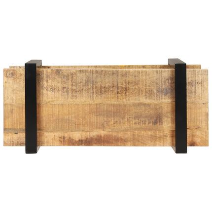 vidaXL TV Cabinet 90x40x40 cm Rough Mango Wood