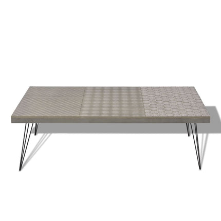 vidaXL Coffee Table 120x60x38 cm Grey