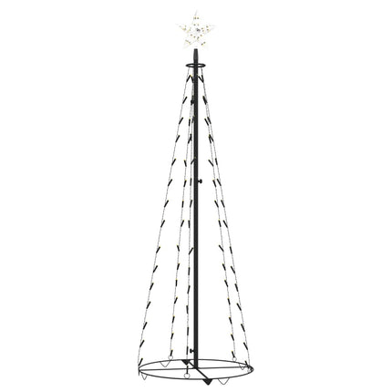 vidaXL Christmas Cone Tree 70 Warm White LEDs Decoration 50x120 cm